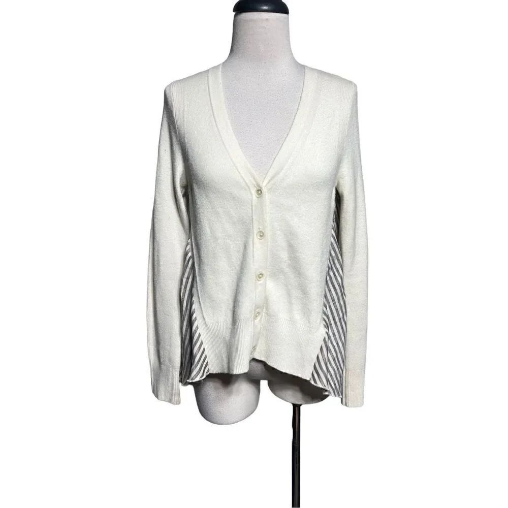 Moth Anthropologie Long Sleeve High Low Cardigan Sweater Size XS